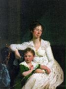 Jens Juel Portrait of a Noblewoman with her Son china oil painting reproduction